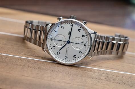 iwc steel watches|iwc portugieser chronograph price.